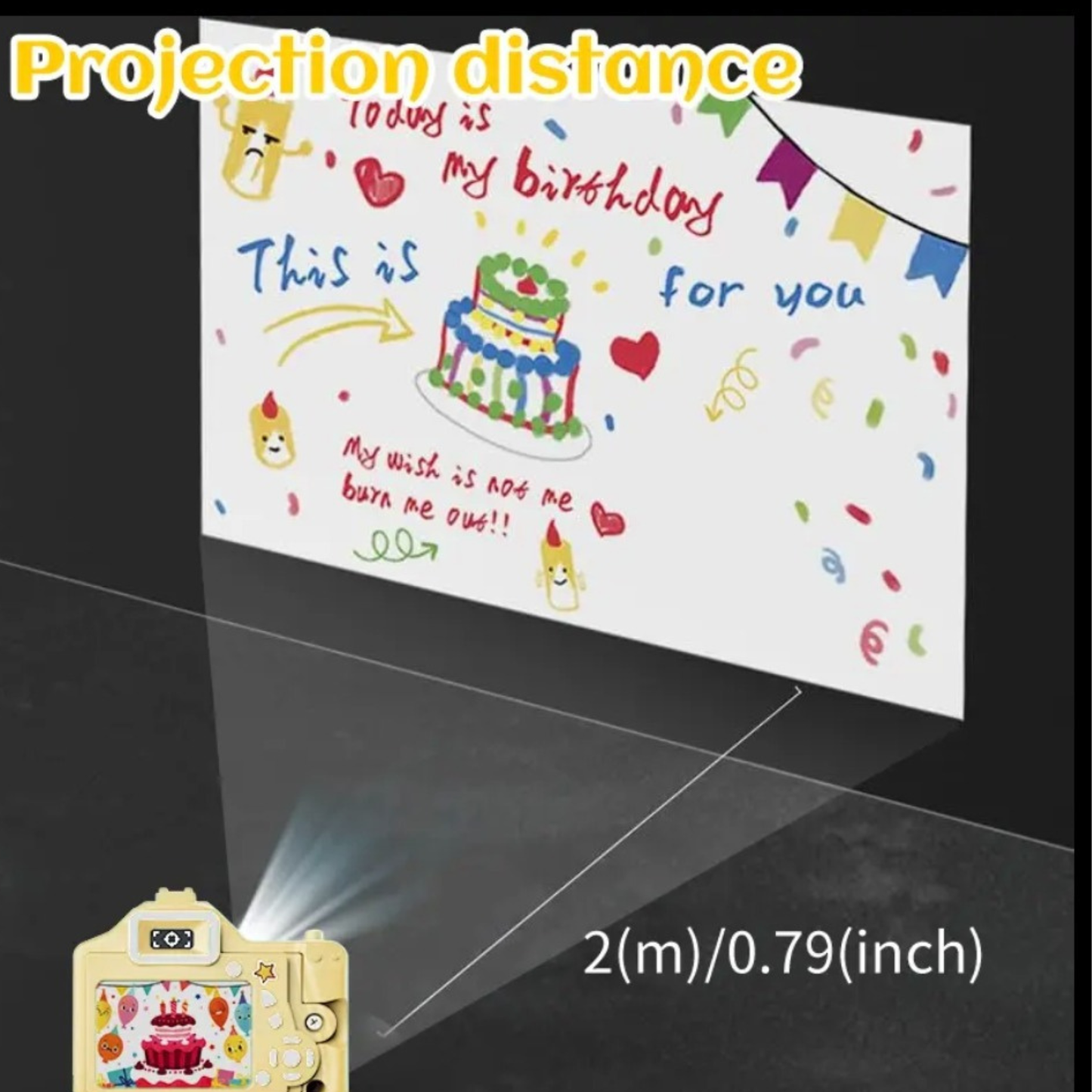 PixiCam™ - Mini Proyector en forma de cámara