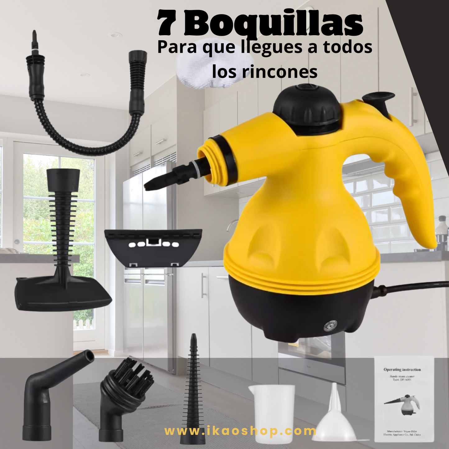 SteamPro™  - LIMPIADOR DE VAPOR PORTATIL