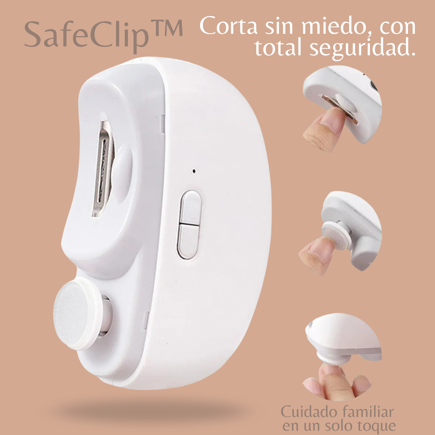 SafeClip™ - Cortauñas  Eléctrico Recargable