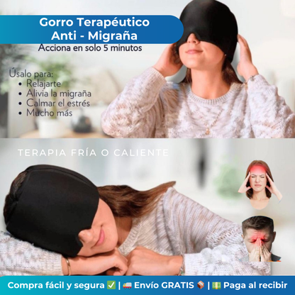 NeuroRelax™ - GORRO TERAPEUTICO ANTIMIGRAÑA