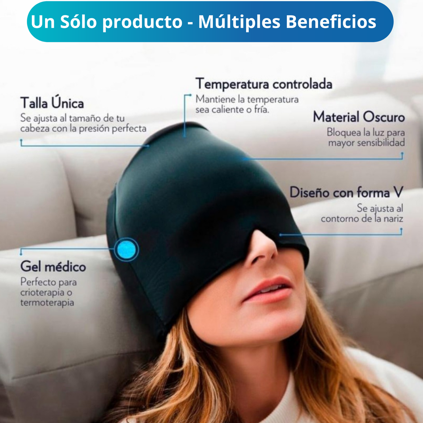 NeuroRelax™ - GORRO TERAPEUTICO ANTIMIGRAÑA