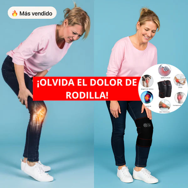 FlexKnee™ -  RODILLERA MASAJEADORA + CALOR TERAPEUTICO