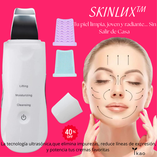SKINLUX™  - Espátula Facial Ultrasónica 3 en 1