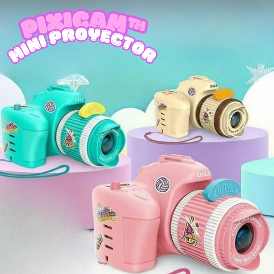 PixiCam™ - Mini Proyector en forma de cámara