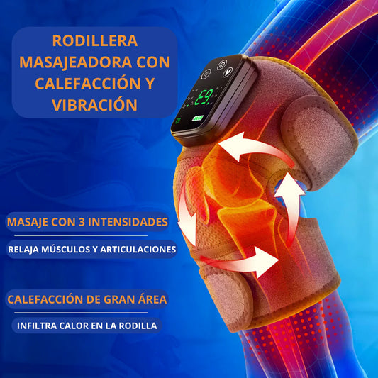 FlexKnee™ -  RODILLERA MASAJEADORA + CALOR TERAPEUTICO